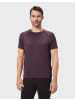 Joy Sportswear T-Shirt JULES in deep burgundy melange