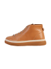 Divine Factory Sneaker Montante aus Leder Alénoa Braun