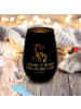 Mr. & Mrs. Panda Gold Windlicht Fuchs Weihnachten mit Spruch in Schwarz