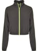 Urban Classics Trainingsjacken in darkshadow/electriclime