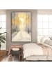 OnlyWow Leinwand Bilder Grau