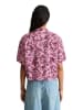 Marc O'Polo DENIM Kurzarm-Bluse relaxed in Medium Pink
