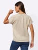 creation L Rundhalsshirt in sand-champagner-bedruckt