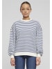 Urban Classics Sweater in whitesand/vintageblue
