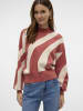 Vero Moda Strickpullover in Marsala