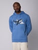 wat? Apparel Sweatshirt Spacewhale in Bright Blue
