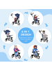 HOMCOM 6-in-1 Dreirad in Blau 112L x 50B x 104H cm