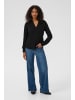 Kaffe Langarm-Bluse KAcalinda Regular fit in Black Deep
