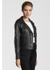 Buffalo Bikerjacke Lederjacke "BE Proud" in BLACK