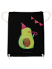Mr. & Mrs. Panda Gym Bag Avocado Party Zeit ohne Spruch in Schwarz