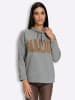 Heine Sweatshirt in steingrau-meliert