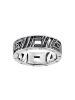 Thomas Sabo Ring "Asiatische Ornamente schwarz" in Silber