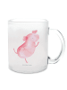 Mr. & Mrs. Panda Glas Axolotl Tanzen ohne Spruch in Transparent