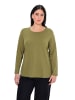Ulla Popken Shirt in avocado grün