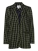 ICHI IHKate loose fit in Parrot Green Houndstooth