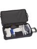 travelite Basics - Rollenreisetasche 51/64L 55 cm erw. (bordeaux) in navy