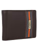 mano Don Leonardo Geldbörse RFID Leder 10 cm dunkelbraun