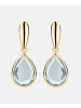 Diamant L'éternel Ohrringe aus 585 Gelbgold mit Topas