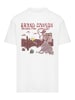 F4NT4STIC Oversize T-Shirt US National Parks Grand Canyon Sunrise in weiß