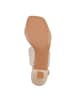 Ital-Design High-Heel Sandalette in Hellbraun