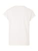 CARTOON Baumwollshirt mit Ärmelaufschlag in Patch Cream/Cream