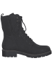 rieker Schnürstiefel in schwarz/schwarz