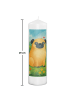 Mr. & Mrs. Panda Wachskerze Mops Design ohne Spruch in Weiß