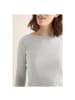 Cecil Langarmshirt in luna grey melange