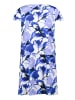 Betty Barclay Stufenkleid kurzarm in Weiß/Blau