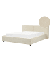 Beliani 10-tlg Doppelbett LINARDS in Beige