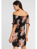 Beach Time Jerseykleid in schwarz-bedruckt