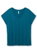sheego T-Shirt in dunkelpetrol