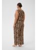 KAFFE curve Casual Hose KCdala Loose fit in Naturel Leopard Print