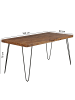 KADIMA DESIGN Esstisch BAGLI Massivholz 160 cm Esszimmer-Tisch Holztisch in Massivholz