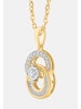 Diamant Exquis Halskette aus 375 Gelbgold mit Diamant
