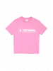 Juicy Couture Juicy Couture THE RUNNER GIRLFRIEND T-SHIRT in begonia pink