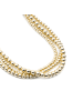 Luxenter Halskette Bielzu mit 18 Karat Gelbgold-Finish – BIELZU