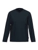 Ammann Schlafanzug Shirt Langarm Mix & Match - Cotton in Dunkelblau
