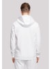 F4NT4STIC Basic Hoodie Basketball On Fire Sport HOODIE in weiß