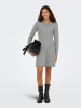 JDY Strickkleid in Light Grey Melange