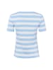 brookshire T-Shirt in hellblau weiß - 0013