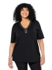 Ulla Popken Shirt in schwarz