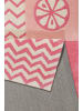 Smart Kids Teppich "Fruity Flamingo" in Pink/Rosa/Weiß/Hellblau