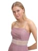 Vera Mont Abendkleid mit Effektgarn in Rose/Cream