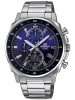 Casio Edifice Herrenuhr Chronograph Blau / Silber