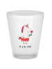 Mr. & Mrs. Panda Schnapsglas Einhorn Dame ohne Spruch in Transparent
