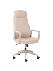 Beliani Bürostuhl ARDOUR in Beige/Schwarz - (W) 68 x (H) 115 x (L) 68 cm