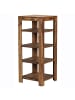 FineBuy Bücherregal in Braun / Sheesham / 44x44x105