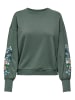 ONLY Sweatshirt in Balsam Green