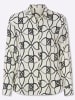 Heine Druck-Bluse in champagner-schwarz-bedruckt